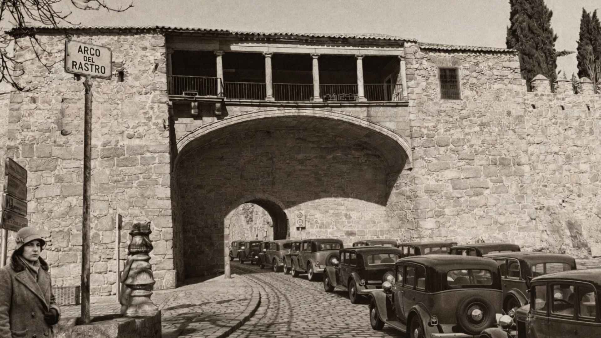 Típico atasco matinal en una mañana cualquiera de Ávila